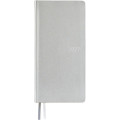 Japan Hobonichi Techo Weeks Hardcover Horizontal English - Leather Noble Silver / 2027 Jan / Mon Start - 1