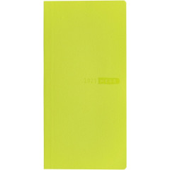 Japan Hobonichi Techo Weeks Mega Softcover Horizontal English - Sneaker Lime Green / 2027 Jan / Mon Start
