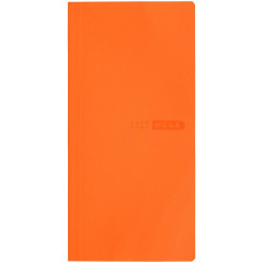 Japan Hobonichi Techo Weeks Mega Softcover Horizontal English - Sneaker Mandarin Orange / 2027 Jan / Mon Start