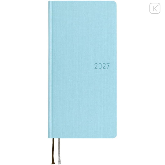 Japan Hobonichi Techo Weeks Mega Hardcover Horizontal English - Colors Sea Glass / 2027 Jan / Mon Start - 1