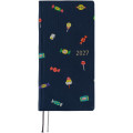 Japan Hobonichi Techo Weeks Mega Hardcover Horizontal English - Bow & Tie Candy Dream / 2027 Jan / Mon Start - 1
