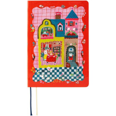 Japan Hobonichi Techo Hon A6 Daily English - Yumi Kitagishi White Cat and Rabbit's Tea Room / 2027 Jan / Mon Start