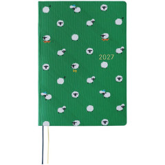 Japan Hobonichi Techo Hon A5 Daily English - Bow & Tie Sheep Sheep Sheep / 2027 Jan / Mon Start