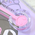 Japan Peko × Sanrio Figure Keychain - Kuromi : Chocolate Lollipop - 3