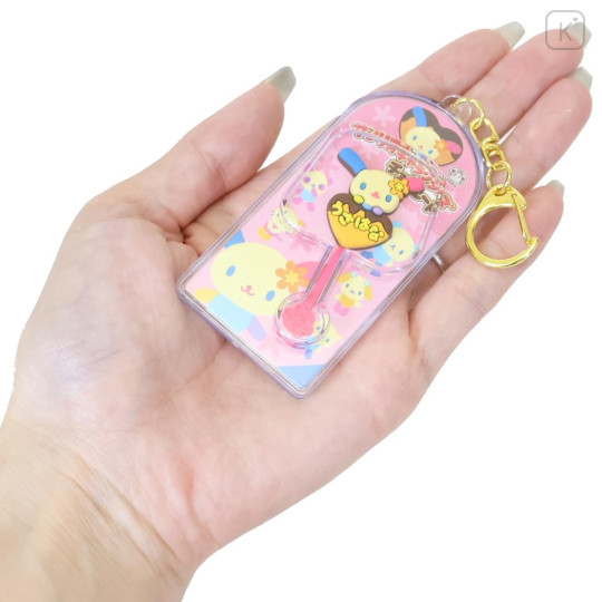 Japan Peko × Sanrio Figure Keychain - Usahana : Chocolate Lollipop - 2