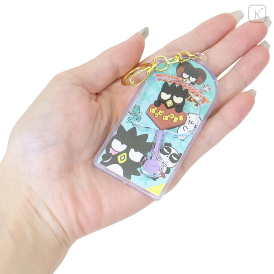 Japan Peko × Sanrio Figure Keychain - Badtz-maru : Chocolate Lollipop - 2