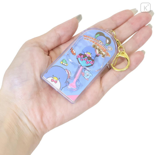 Japan Peko × Sanrio Figure Keychain - Pekkle : Chocolate Lollipop - 2