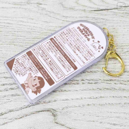 Japan Peko × Sanrio Figure Keychain - Pekkle : Chocolate Lollipop - 4