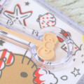 Japan Peko × Sanrio Figure Keychain - Hello Kitty : Chocolate Lollipop Tan Sunburned Sunglasses - 3