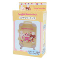 Japan Sanrio Small Desktop Organizer - Sugarbunnies : Luggage Style Light Yellow - 4