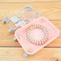 Japan Sanrio Small Desktop Organizer - Kuromi & My Melody : Luggage Style Light Pink - 3