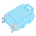 Japan Sanrio Small Desktop Organizer - Cinnamoroll & Hello Kitty : Luggage Style Light Blue - 2