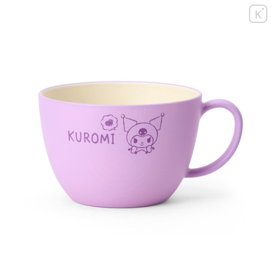 Japan Sanrio Original Soup Mug - Kuromi - 1