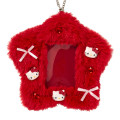 Japan Sanrio Original Fluffy Card Holder - Hello Kitty : Enjoy Idol - 2
