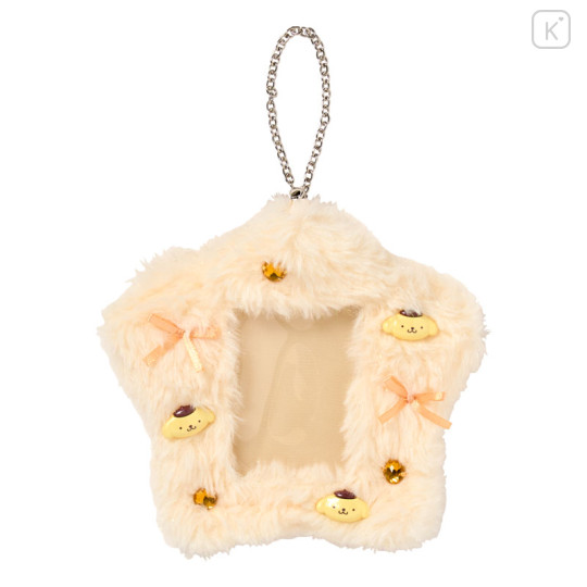 Japan Sanrio Original Fluffy Card Holder - Pompompurin : Enjoy Idol - 1