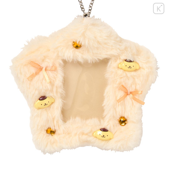 Japan Sanrio Original Fluffy Card Holder - Pompompurin : Enjoy Idol - 2