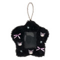 Japan Sanrio Original Fluffy Card Holder - Kuromi : Enjoy Idol - 1