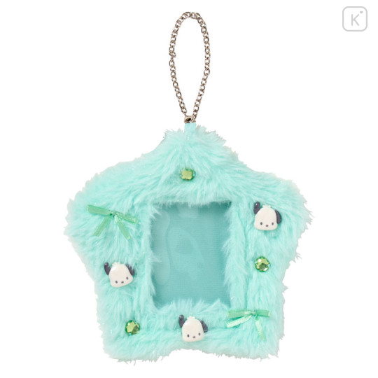 Japan Sanrio Original Fluffy Card Holder - Pochacco : Enjoy Idol - 1