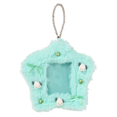 Japan Sanrio Original Fluffy Card Holder - Pochacco : Enjoy Idol