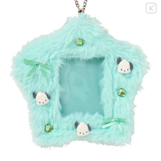 Japan Sanrio Original Fluffy Card Holder - Pochacco : Enjoy Idol - 2