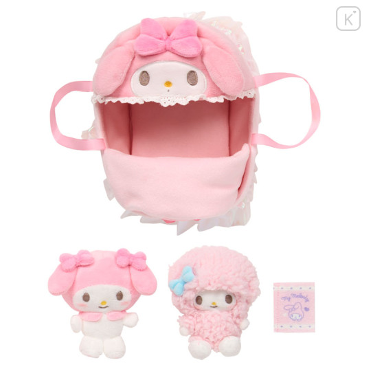 Japan Sanrio Original Plush Toy Care Set - My Melody & My Sweet Piano - 3