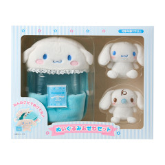 Japan Sanrio Original Plush Toy Care Set - Cinnamoroll & Milk