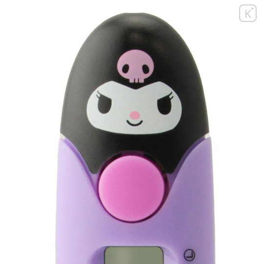 Japan Sanrio Soft Touch Electronic Thermometer - Kuromi - 4