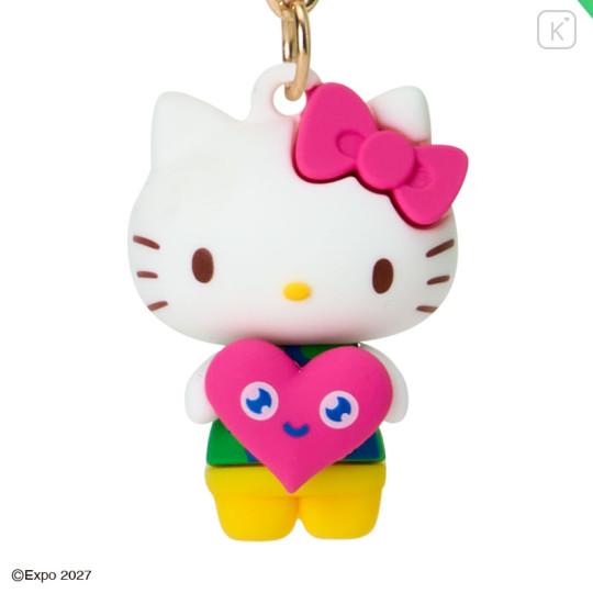 Japan Sanrio 3D Keychain - Hello Kitty : Expo 2027 - 3