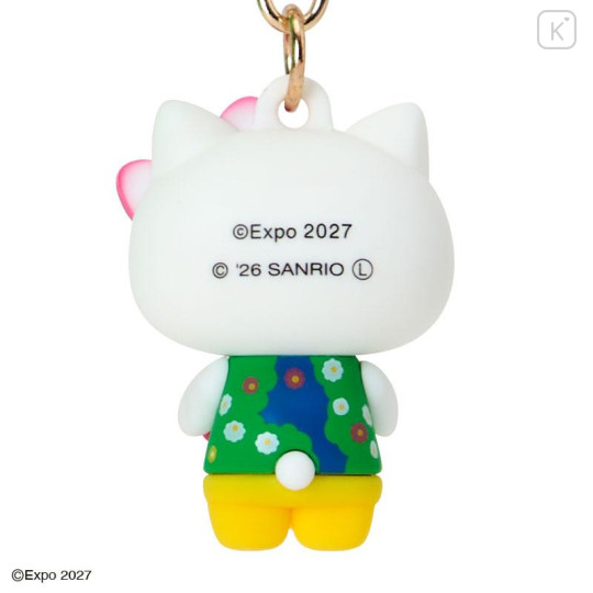 Japan Sanrio 3D Keychain - Hello Kitty : Expo 2027 - 4