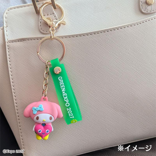 Japan Sanrio 3D Keychain - My Melody : Expo 2027 - 5