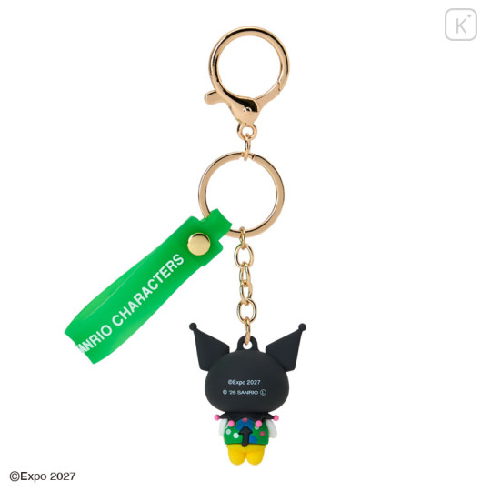 Japan Sanrio 3D Keychain - Kuromi : Expo 2027 - 2
