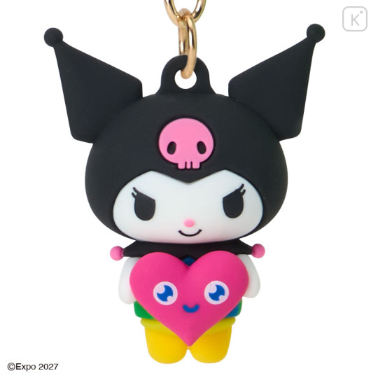 Japan Sanrio 3D Keychain - Kuromi : Expo 2027 - 3