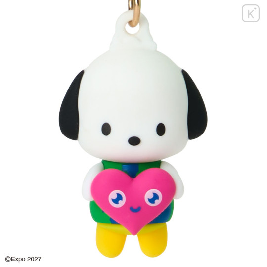 Japan Sanrio 3D Keychain - Pochacco : Expo 2027 - 3