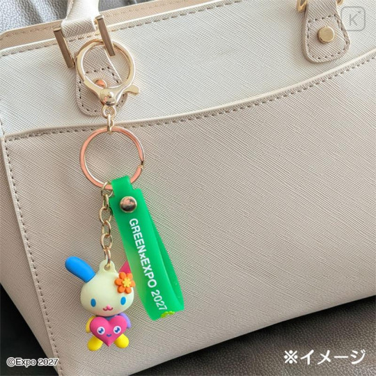 Japan Sanrio 3D Keychain - Usahana : Expo 2027 - 5