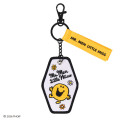 Japan Sanrio Original Embroidered Keychain - Mr. Men & Little Miss : Mr. Happy - 1