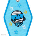 Japan Sanrio Original Embroidered Keychain - Mr. Men & Little Miss : Mr. Bump - 4