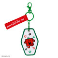 Japan Sanrio Original Embroidered Keychain - Mr. Men & Little Miss : Mr. Strong - 2