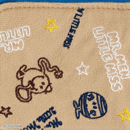 Japan Sanrio Original Key Case - Mr. Men & Little Miss : Beige - 5