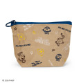 Japan Sanrio Original Pouch - Mr. Men & Little Miss : Beige - 1