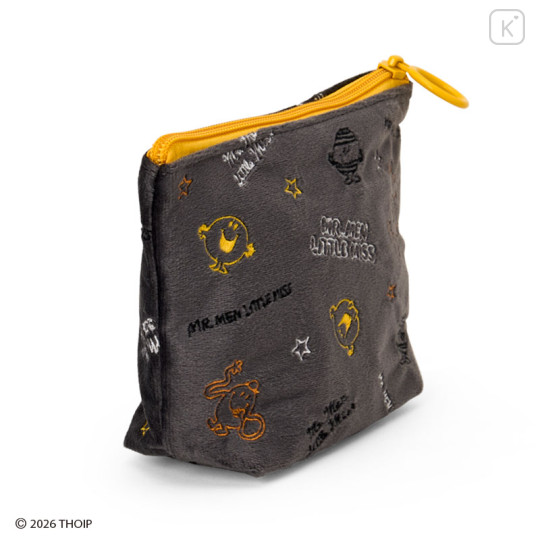 Japan Sanrio Original Pouch - Mr. Men & Little Miss : Gray - 2