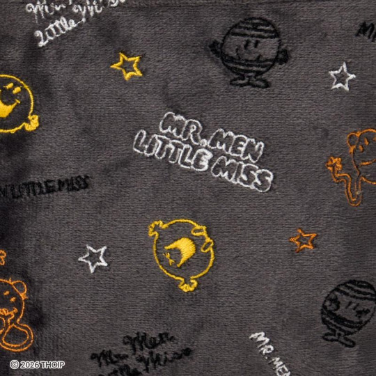 Japan Sanrio Original Pouch - Mr. Men & Little Miss : Gray - 4