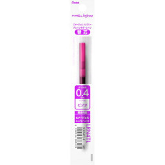 Japan Pentel EnerGel XLRN4TL Gel Pen Refill - 0.4mm Pink
