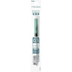 Japan Pentel EnerGel XLRN5TL Gel Pen Refill - 0.5mm Rough Gray