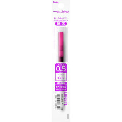 Japan Pentel EnerGel XLRN5TL Gel Pen Refill - 0.5mm Pink