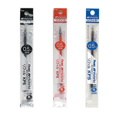 Japan Pentel Hybrid KF5 Gel Pen Refill - 0.5mm