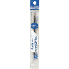 Japan Pentel Hybrid KF5 Gel Pen Refill - 0.5mm Blue