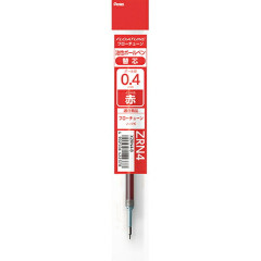 Japan Pentel Floatune XZRN4 Ballpoint Pen Refill - 0.4mm Red