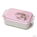 Japan Mofusand Rectangular Tight Lunch Box 480ml - Shark Cat Pink - 1