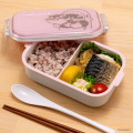 Japan Mofusand Rectangular Tight Lunch Box 480ml - Shark Cat Pink - 2