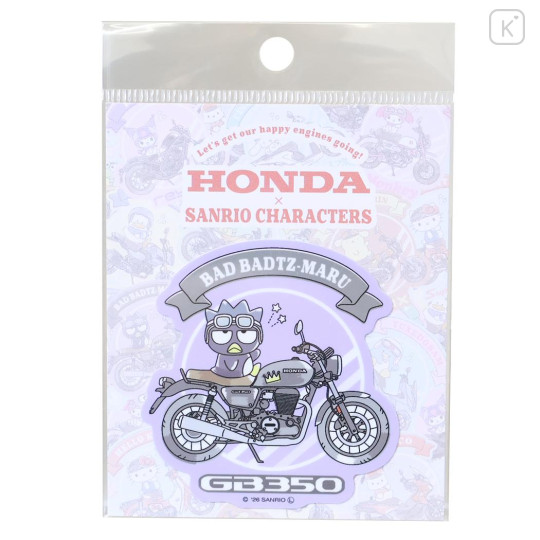 Japan Sanrio Vinyl Sticker - Badtz-maru : Honda Motorcycle GB350 - 1